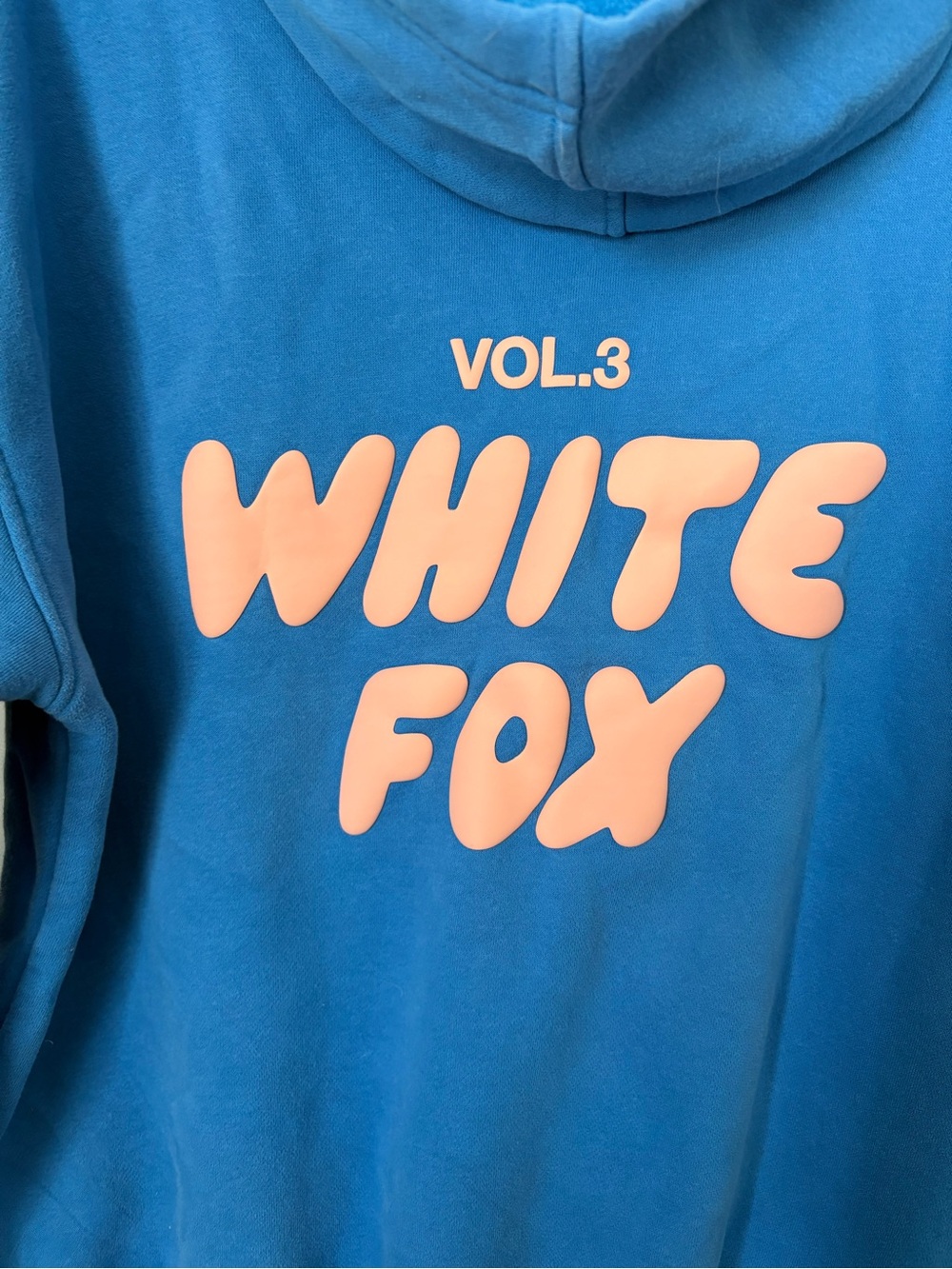 White Fox Boutique Bright Blue Logo Hoodie - Picture 7 of 7